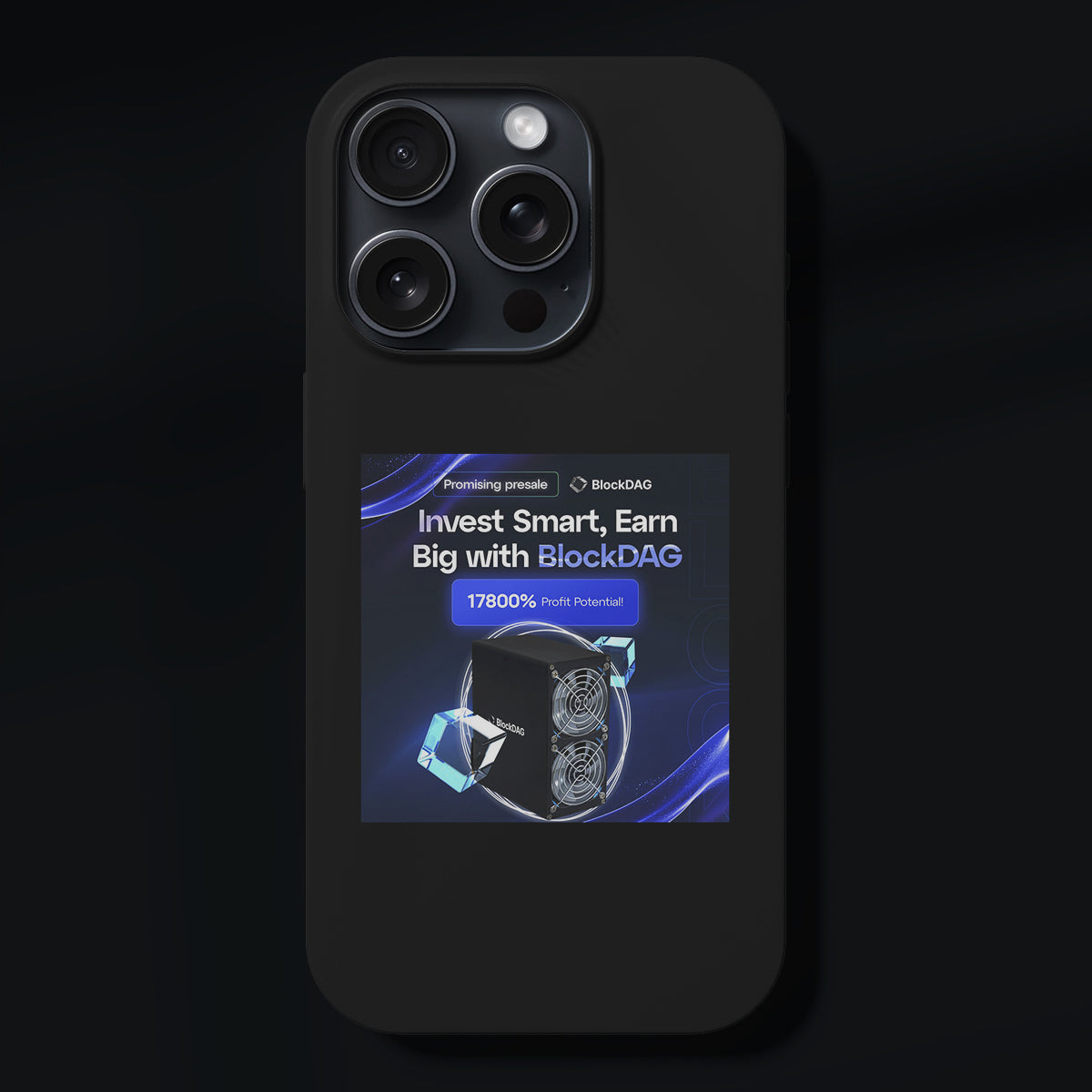 BlockDag Printed Case For Iphone 14 Pro